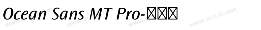 Ocean Sans MT Pro字体转换